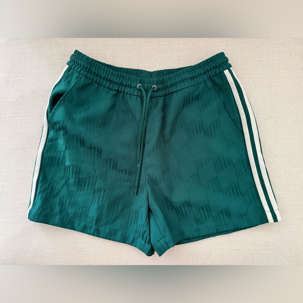 Kith Adidas Green Athletic  Soccer Shorts